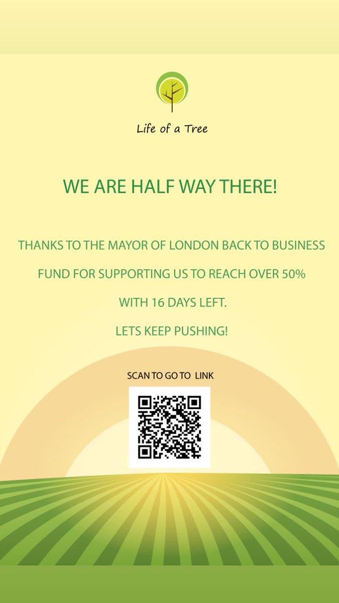 We are halfway to our target please donate and share our <a href="/crowdfunderuk/">Crowdfunder UK</a> campaign!

Big love to the @mayorofldn back to business fund for supporting our project on <a href="/crowdfunderuk/">Crowdfunder UK</a> 

We have amazing rewards for your donations Link in bio!

#mayoroflondonbacktobusinessfund