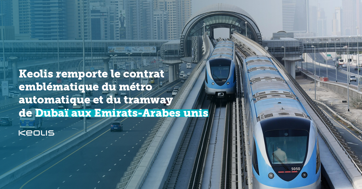 groupekeolis's tweet photo. [CP] #Keolis remporte le contrat emblématique du #métro automatique et du #tramway de #Dubaï aux Émirats Arabes unis : https://t.co/oAGVSXaOyI https://t.co/8qOnQZLvdQ