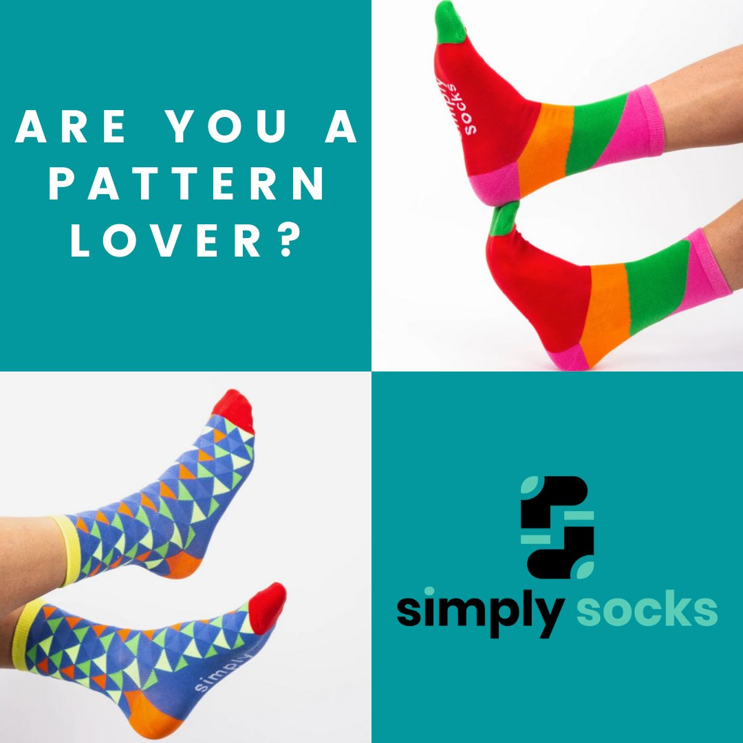 SimplySocksUK's tweet photo. When it comes to socks, are you a pattern lover?
#socks #pattern #simplysocks https://t.co/7jeDNlTKwU