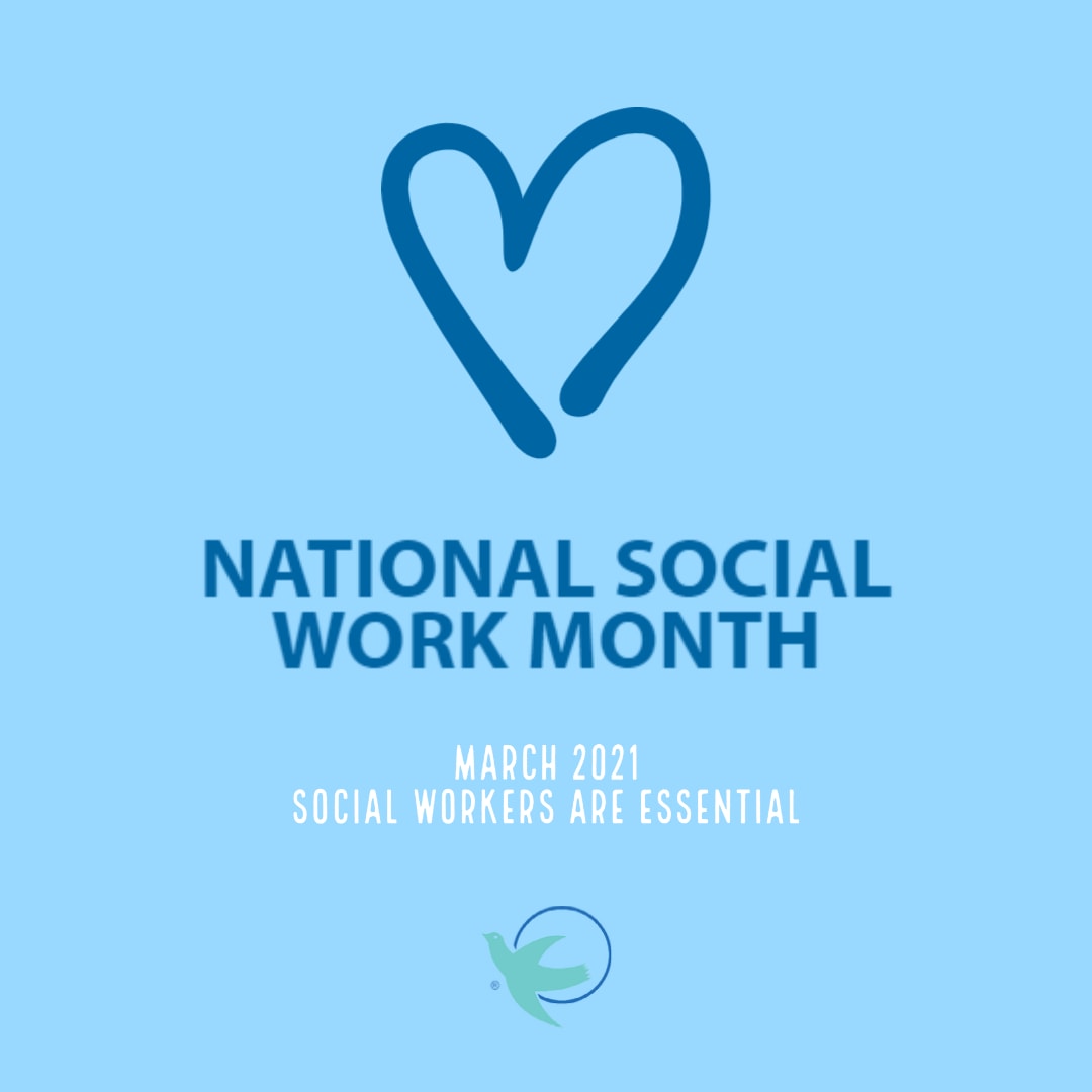 March is National Social Work Month. This year's theme is Social Workers are Essential. Join us in recognizing Social Workers across the nation and thanking them for their services provided to children and adults in need. #nationalsocialworkmonth #socialworkersareessential