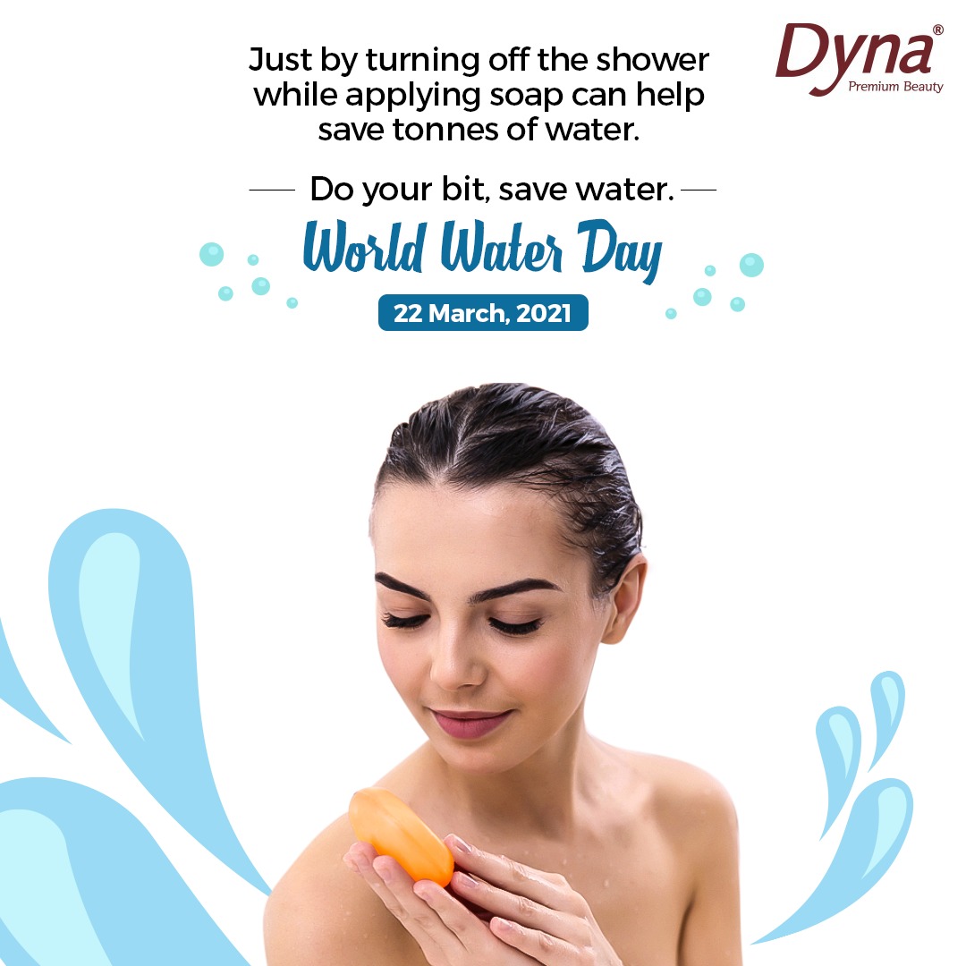 Just by this simple trick, we can save tonnes of water. This World Day of Water, do your bit and save water. 

#WorldWaterDay2021 #SaveWaterSaveLife #DynaCare #Dyna #IndianSoap