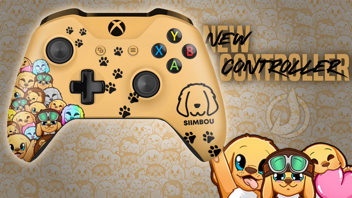 Jeje_76140's tweet photo. [NOUVEAUTÉ]

Controller overlay for @Siimbou 

Manette édition Chien-Chien 

RT &amp; FAV apprécié 🥰

#twitch #RocketLeague #gamepadviewer #gpv #Xbox https://t.co/E6XKMySwf4
