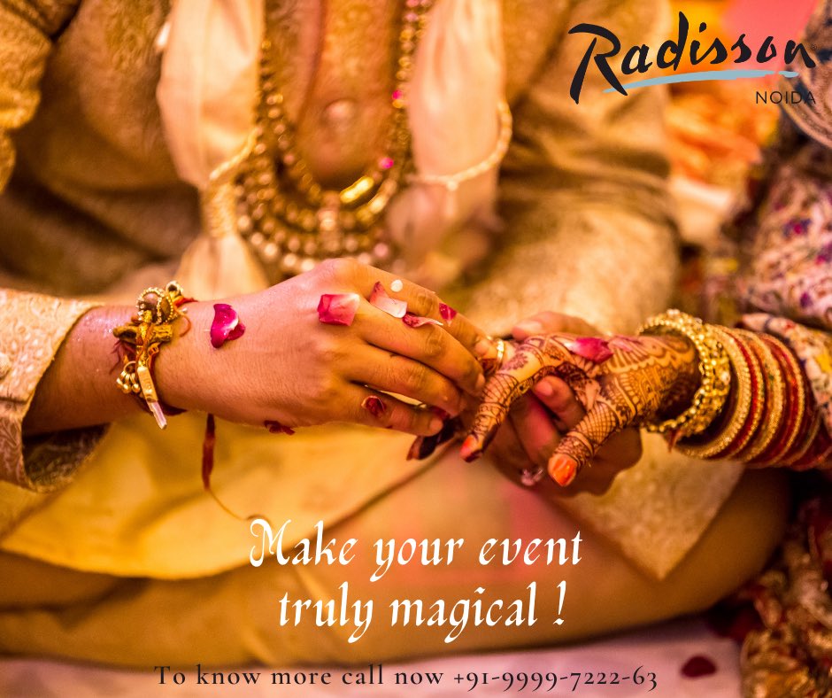 RadissonNoida's tweet image. #radissonnoida #radissonsocialclub #wedding #RadissonCares #noida #celebrate