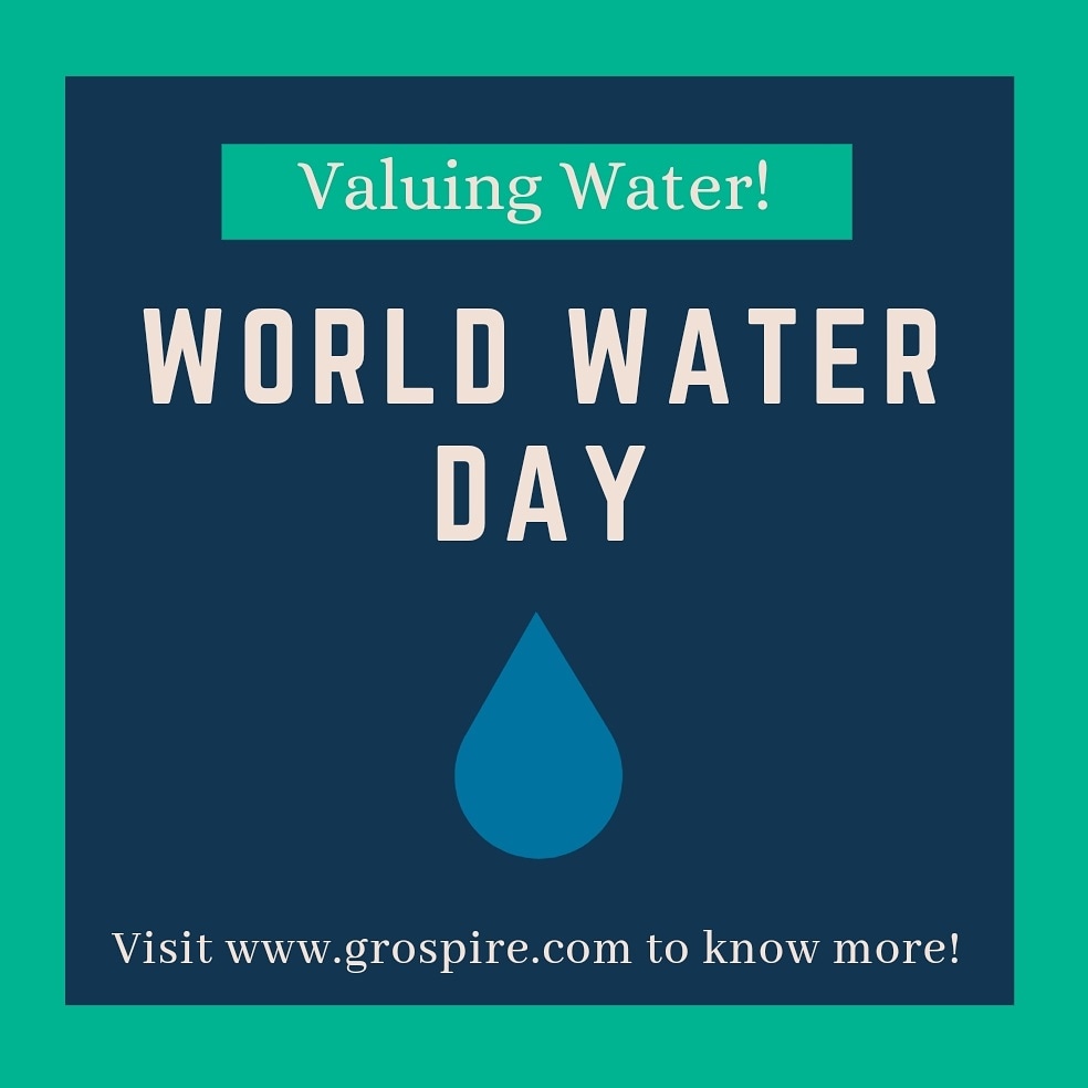 grospire's tweet photo. The theme for World Water Day, 2021 is 'Valuing Water'!
Valuing this limited resource that we're blessed with is a moral responsibility for all of us.
We're doing our bit with our innovation in vertical aquaponics.
Are you?
#WorldWaterDay2021 #UnitedNations #sustainability https://t.co/oA1dtPkLgU