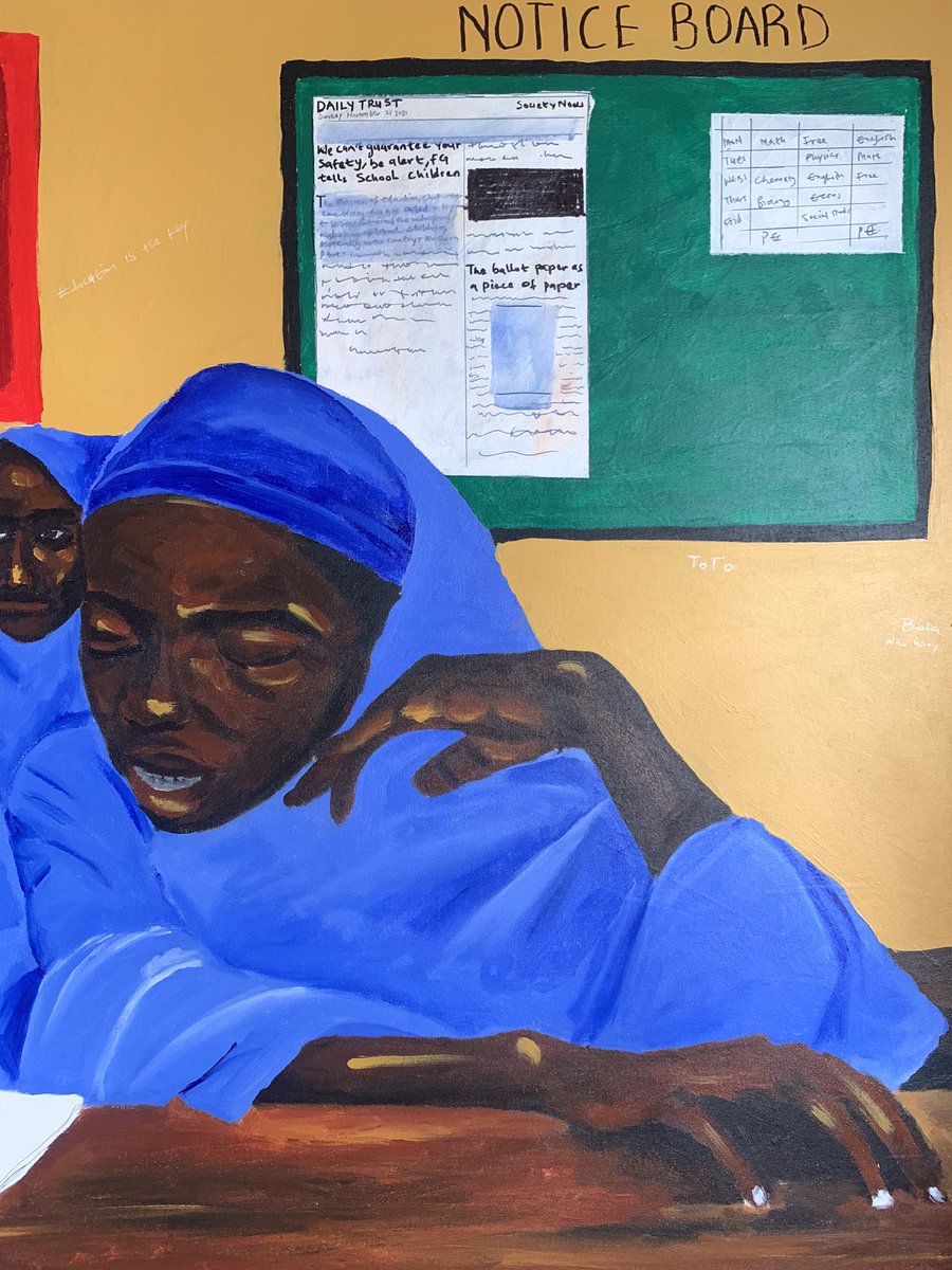 muetiyanosa's tweet photo. I am trying to use my art to address Nigerias political and economic issues. 

A retweet would go a long way. 🙏🏾 https://t.co/Z1thUsLE26
