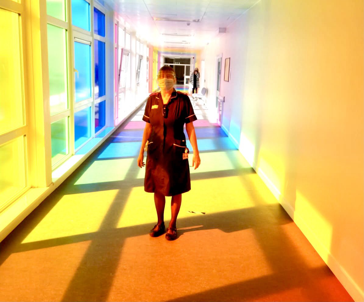 GlazingFilms's tweet photo. Haven’t tweeted for a while, but just had to share these amazing photos of the vinyl installation job we’ve just completed at #universityhospitalofnorthtees https://t.co/QZCoPyfNFa