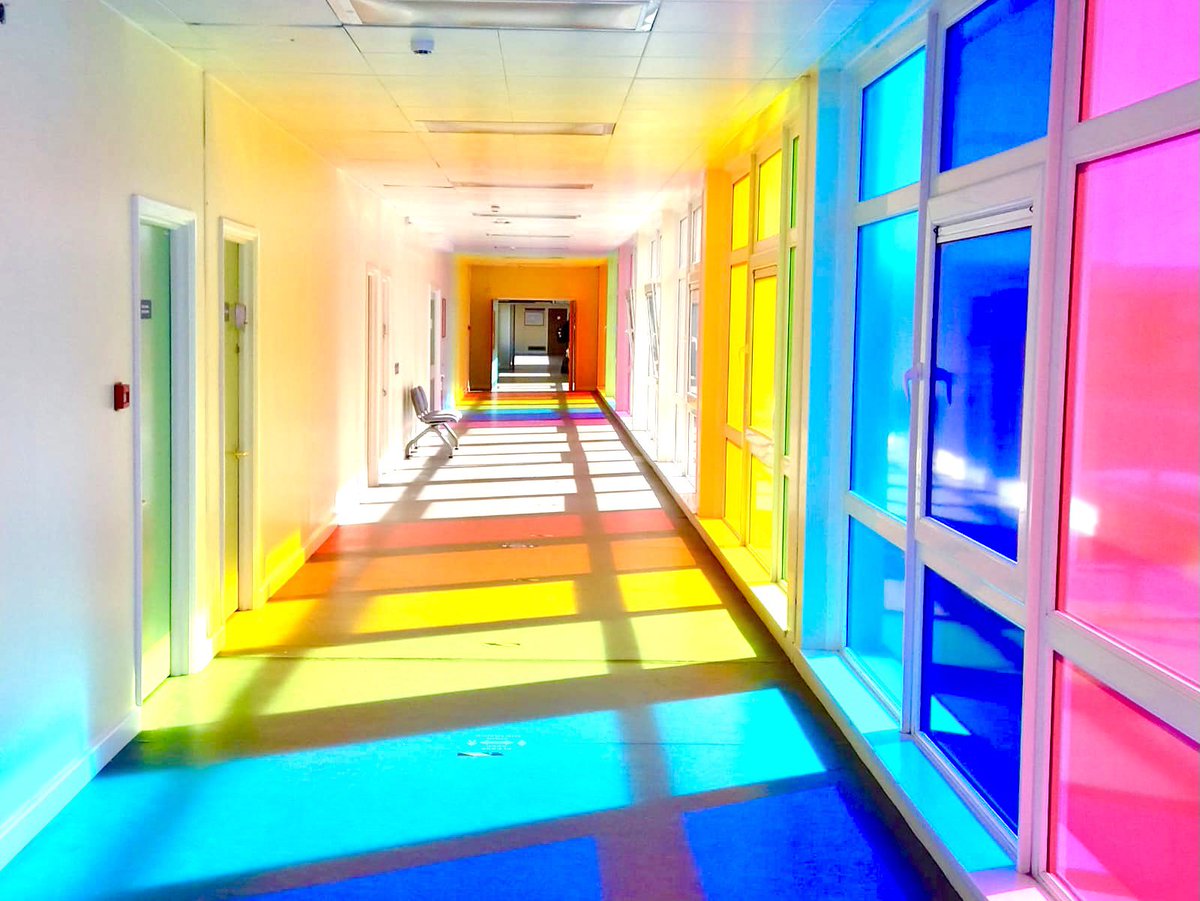 Haven’t tweeted for a while, but just had to share these amazing photos of the vinyl installation job we’ve just completed at #universityhospitalofnorthtees