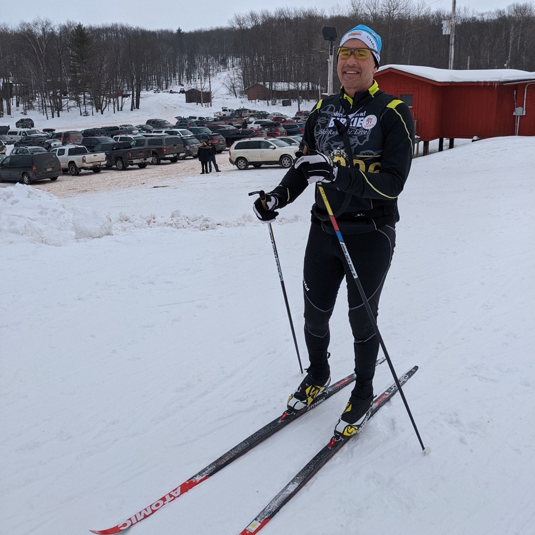 birkie's tweet photo. More #VirtualBirkie fun, this time from Mt. Ashwabay near Washburn, WI!  It's hard to believe that Birkie week 2021 was already a month ago. Registration for members for Birkie 2022 opens on April 1st - we hope your spring training is going well! https://t.co/fdFwO8aZws https://t.co/1epVJIPMpj