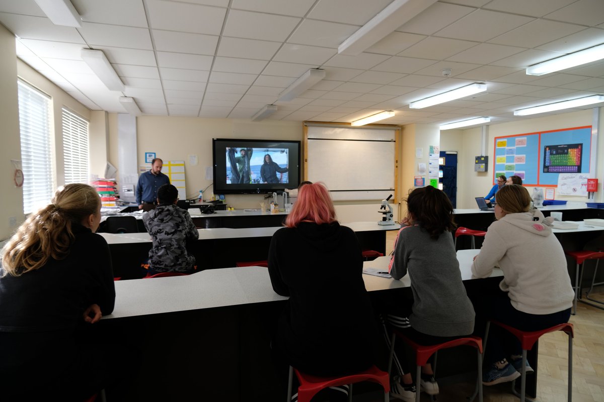 SAERI_FI's tweet photo. We had a great session at the Falkland Islands Community School's #CareersDay last week. A wonderful chance for SAERI scientists to share their career journeys &amp; inspire the students with the amazing projects they have been a part of. #FalklandSoils #MMAProject #VMEProject. https://t.co/K0RFcWkxmE