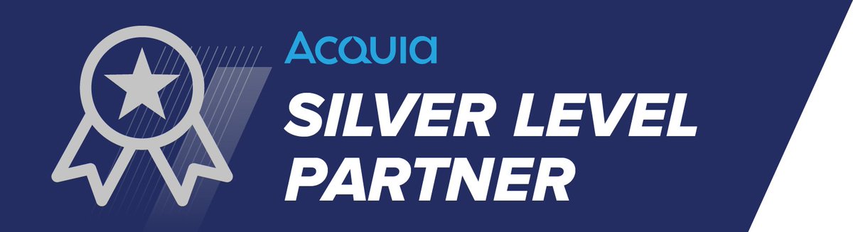 evolvingweb's tweet photo. [Partnership Announcement 📢] It is with great excitement, that we share this fantastic news! 

>> We are proud to announce that #EvolvingWeb has received an official Silver Level Partner Certification from Acquia. https://t.co/90cCC2nil0