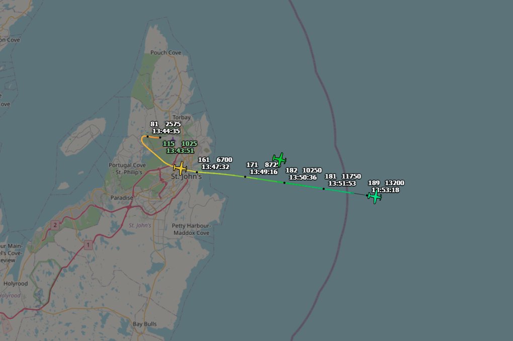 FlightsReach's tweet photo. Airborne from St Johns for Lajes and eventually Moron are HC-130J 17-5780 as KING11, Providing "Top Cover" for the following U-28A's:

RCH1017 = 07-0712
RCH1019 = 07-0711
RCH1021 = 07-0777 https://t.co/ZinyfRbynb