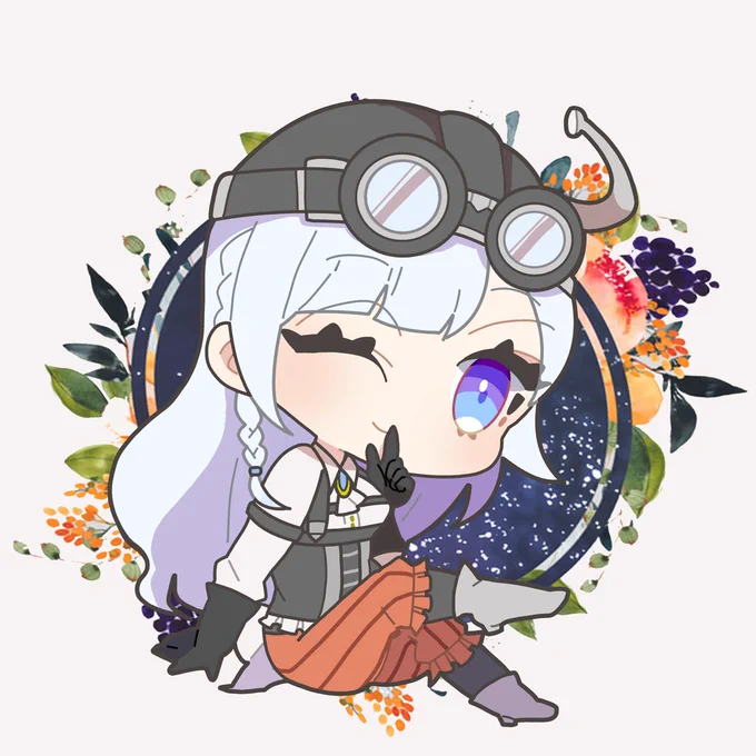アイコン依頼で描いたオリキャラさん_φ(°-°=) 