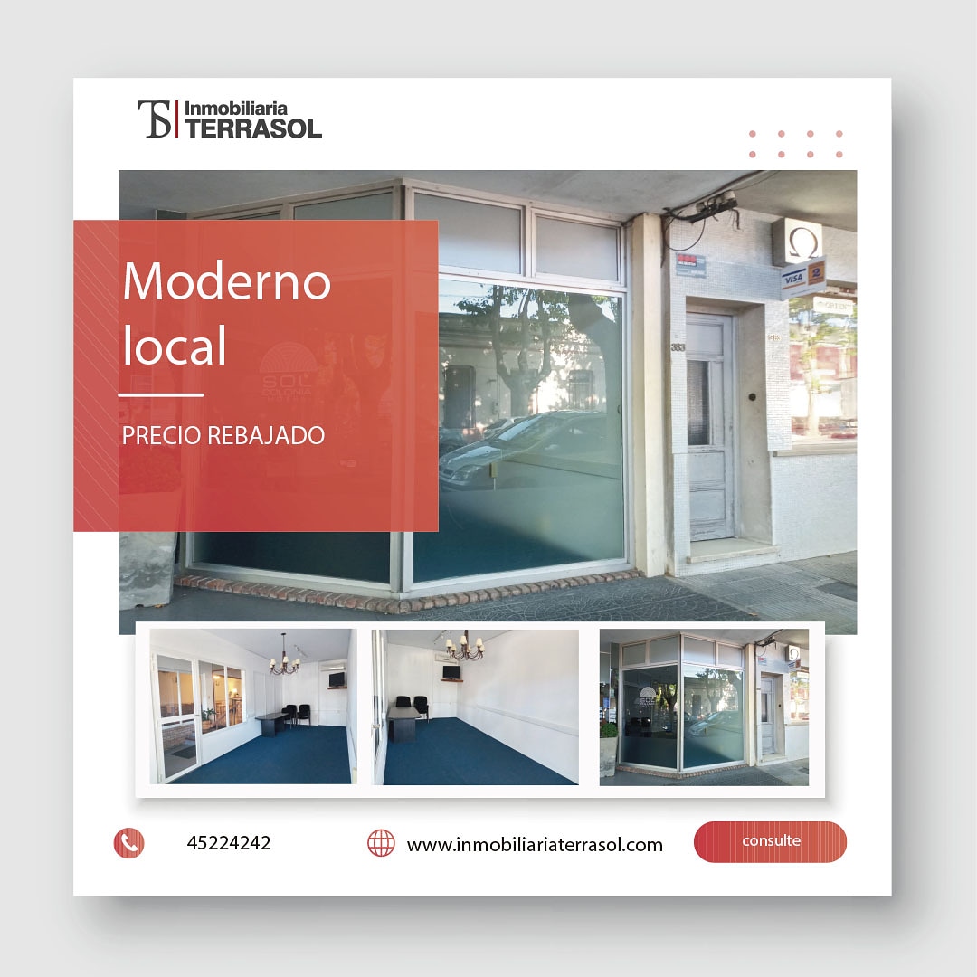 EstudioTerrasol's tweet photo. Si estás buscando un lugar donde instalarte, que sea luminoso y céntrico... ésta es tu oportunidad!! 
Hermoso local a estrenar, estratégicamente ubicado en zona comercial de la ciudad de Colonia. https://t.co/K3jlOlWXiv