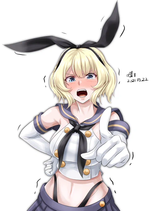 高速駆逐艦っぽい顔のコロラドさん #艦これ #艦これ版深夜の真剣お絵描き60分一本勝負
#艦これ版真剣お絵描き60分一本勝負_20210322 https://t.co/2o5whx0att 