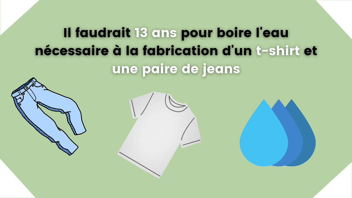 SecondeMode's tweet image. C'est la #JourneeMondialeDelEau 💧🌍 

Une ressource si précieuse et pourtant si négligée 😔

Aujourd'hui, une paires de #jeans et un #tshirt vaut plus que les relations humaines 🤦‍♂️

Environ 4 milliards de personnes souffrent de graves pénuries d'#eau pendant au moins 1 mois ❌