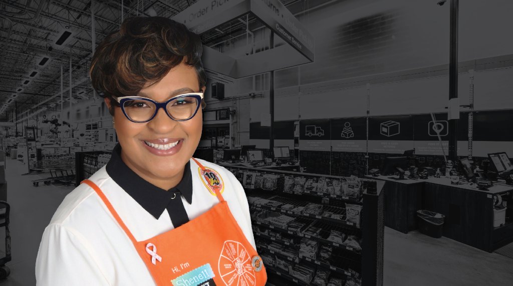 One Home Depot associate shares her journey from cashier to district manager. It all started on a shopping trip to a Home Depot store with her grandparents, more than two decades ago: thd.co/AssociateSpotl…
