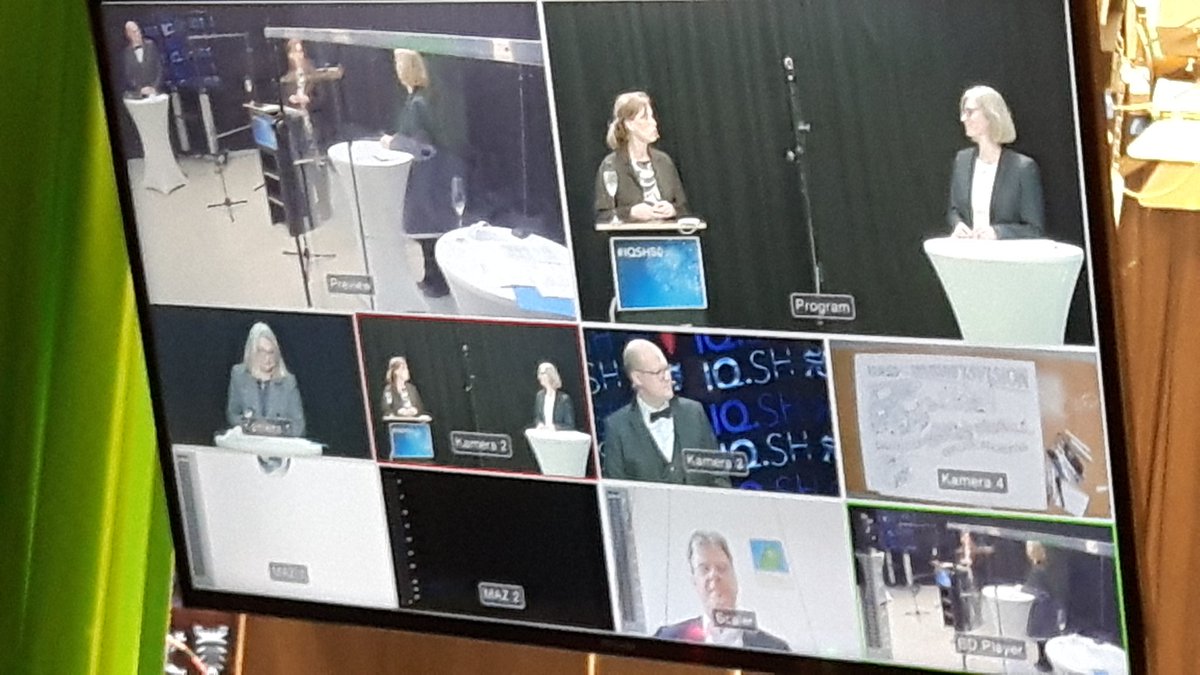 Und jetzt sind wir mittendrin. Technik läuft.