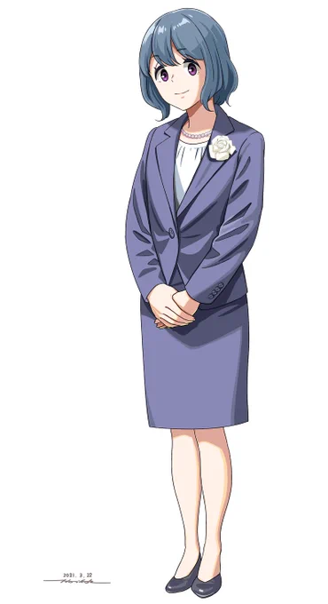 どの程度需要があるか分かりませんがスーツ志摩咲さん単体もどうぞ。 