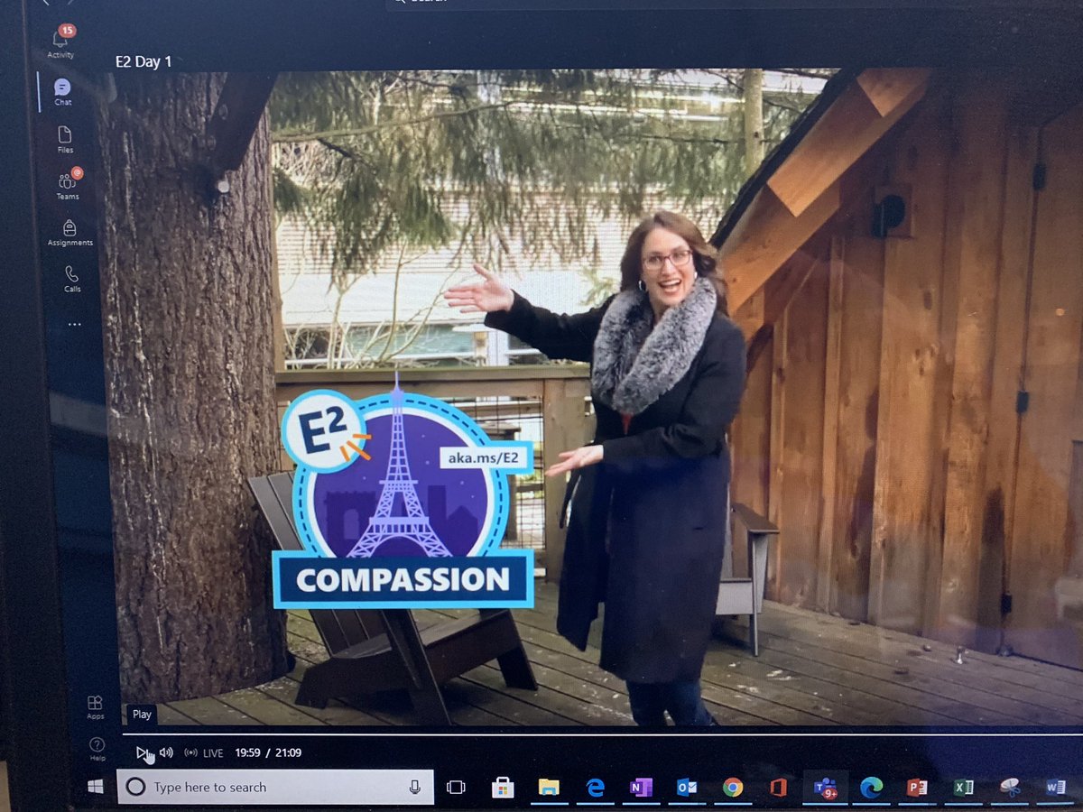 jdobrzanski84's tweet photo. @MicrosoftEDU I found the first #iSpyE2 badge. I am enjoying the kickoff the the #MicrosoftE2 opening keynote! Join us from today from 9:00-10:00 central time. #Compassion #MortonPride https://t.co/I0SGRTsM1z