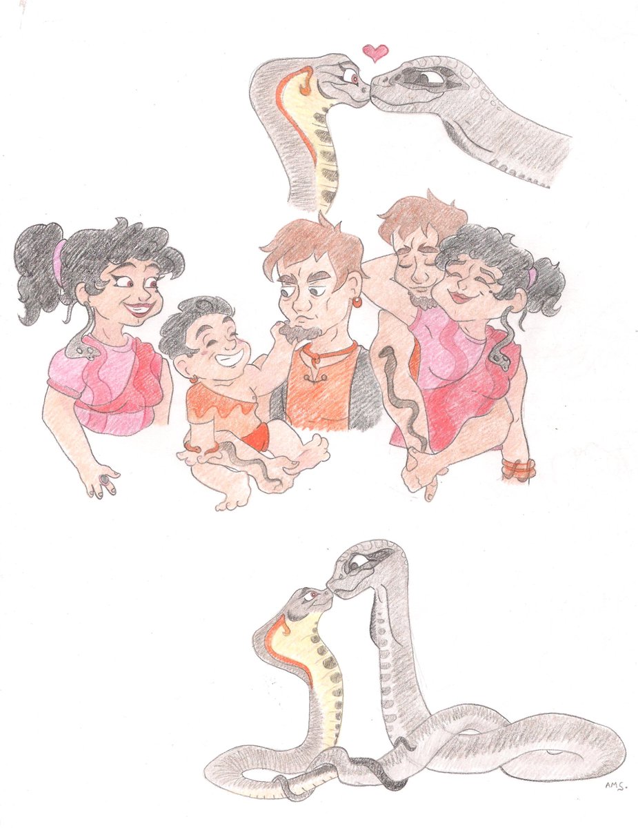 raccoons_dead's tweet photo. AND finally … the most underrated couple in the #kieshara series @AtwaterRhodes #irenecobriana and her loyal mate #galen, plus baby #salemcobriana, the lil' rascal :D #hawksong #snakecharm #wolfcry #wyvernhail
I really want to do some fanart next of #aleya and #zenle! https://t.co/9NytcUqUtf