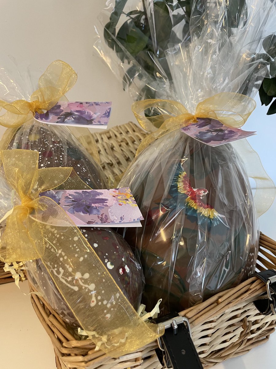 The day started early and we are sharing with you some of our Brazilian style chocolate truffles Easter eggs. For further information head to our website #chocolate #easter #puretasteofbrazil #madeinwales