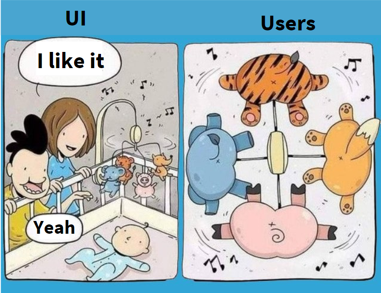 BramblingTech's tweet photo. Test your project to be as useful as possible to your customers.

#programmer #twitter #meme #webdevelopment #programmingjoke #programming #memes #designmeme #designfonts #GraphicDesign #designmemes #memes #webdevelopment https://t.co/AWW31EIuMC