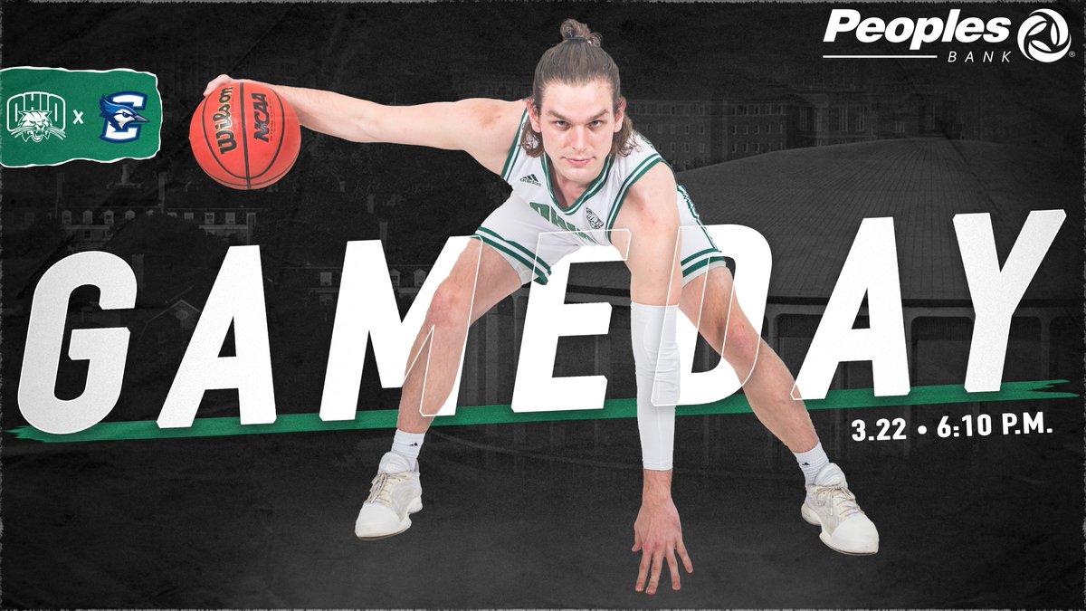 OhioMBasketball's tweet photo. ROUND TWO!

🆚 Creighton
⏰ 6:10 p.m.
📍 Hinkle Fieldhouse
📺 TNT
💻 https://t.co/TJmMXK0a9h

#OUohyeah https://t.co/SwZ5cPEZgw