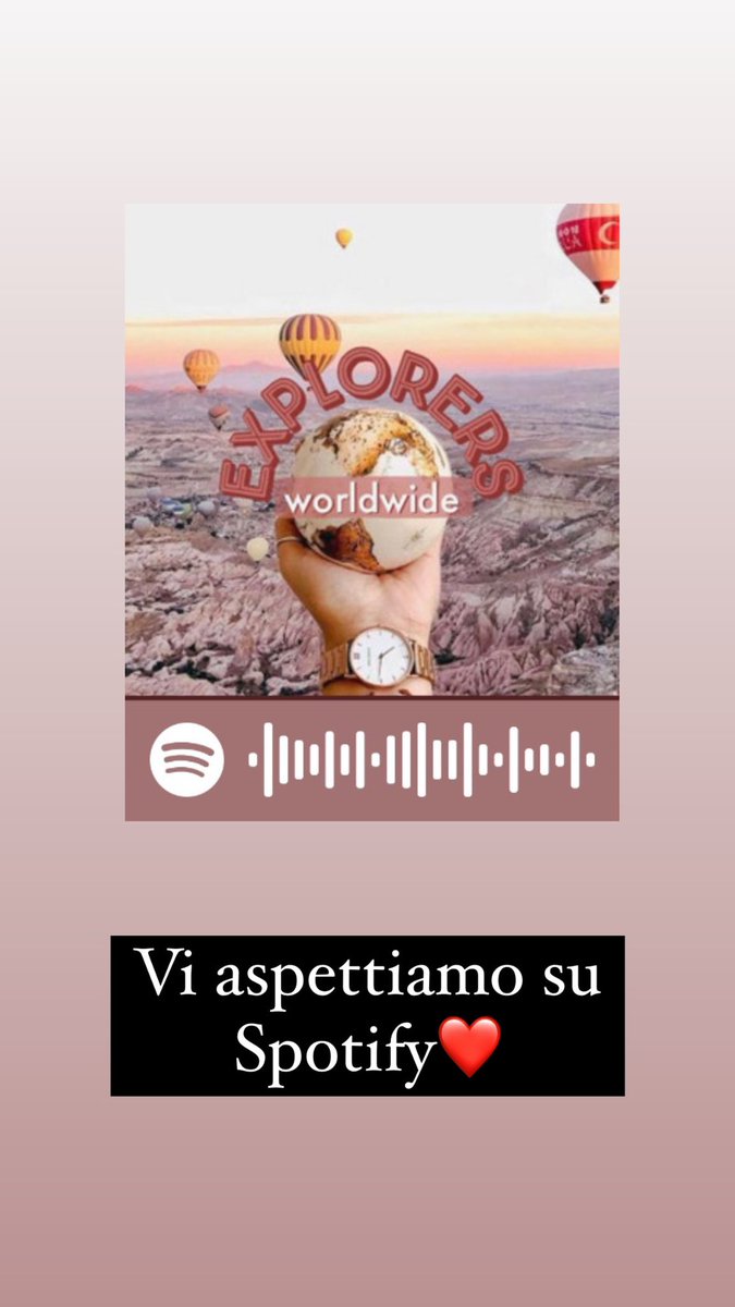 ExplorerLuiss's tweet photo. Ragazzi, andate su Spotify a sentire la nostra playlist e lasciateci un cuoricino❤️

Link⬇️

https://t.co/Gq8ygzVnvm https://t.co/dOZY2EaCdu