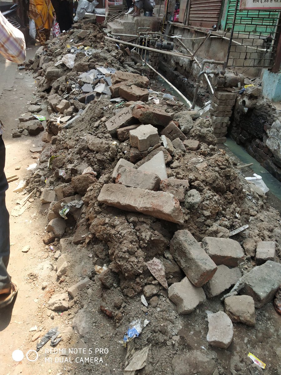FlightHandler's tweet photo. THE BMC CONTRACTOR NOT DOING THERE WORK PROPERLY AND PUNCTUALLY , IN QURESH NAGAR VIVEK SCHOOL LANE BMC WARD171 
@mybmc ARE REQUEST TO SOLVE OUR ISSUE ,BCOZ THE RESPECTIVE DISPENSERY IS CLOSED FRM 1 WEEK DUE TO YOUR WORK 
@mayor_mumbai @KurlaVoice @mybmcRoads @mybmcWardL https://t.co/sJcB1fGQ8Y