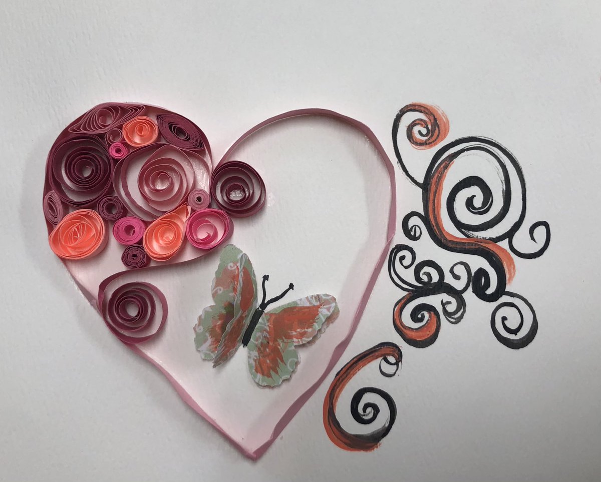 YourArtTeach's tweet photo. Some students find Paper Quilling to be a tranquil experience will others would describe it more along the lines of tedious. But the results speak for themselves! #GELAart @GELAgranderie https://t.co/ljbExliSmy