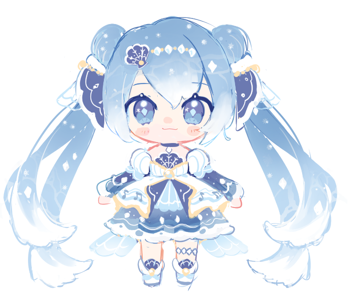 初音ミク ,雪ミク 「aaaaaaaaaa *esplotes*

My brain is full 」|❄️Isaky❄️Working on Lalin's Curseのイラスト