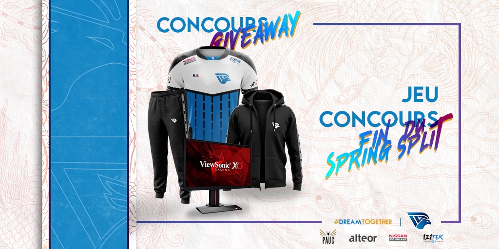 izi_dream's tweet photo. 🎁Concours🎁

Pour fêter la fin du split et pour vous remercier de votre soutien, on va vous régaler ! 💙

Pour tenter ta chance :  

RT + follow @izi_dream 

TAS 29/03.

Ps : Maillot sera dédicacé par les joueurs 👀

#Dreamtogether #Concours https://t.co/CY3z5HC0Yq