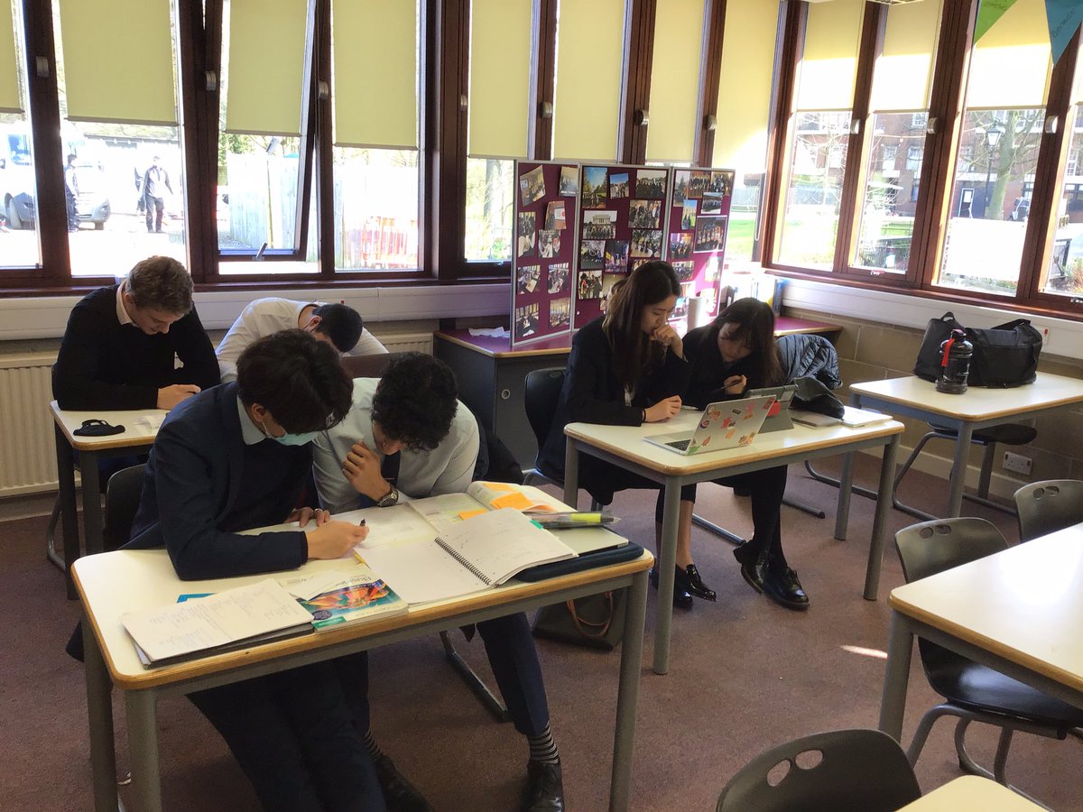 NewHallBusiness's tweet photo. Year13 students are working collaboratively on a selection of challenging revision questions on YED and PED https://t.co/6yhAwlezik