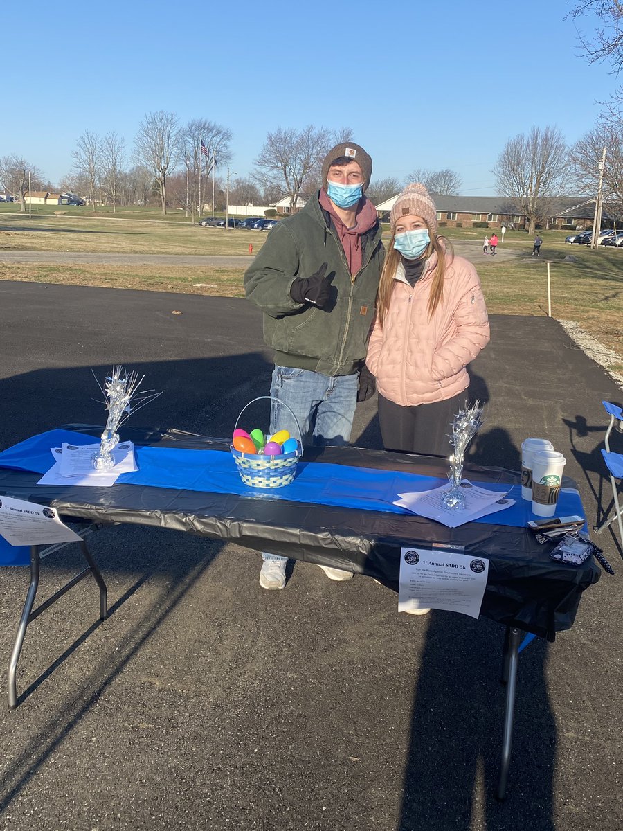 GCHSSADD's tweet photo. Our two awesome @GCHSSADD Presidents promoting our upcoming first annual SADD 5k at the Girl Scout Cookie Crumble Run! We encourage you all to sign up and run the race against destructive decisions. Sign up using this link! https://t.co/4302RKLUg2 https://t.co/P1fL6tGbLG