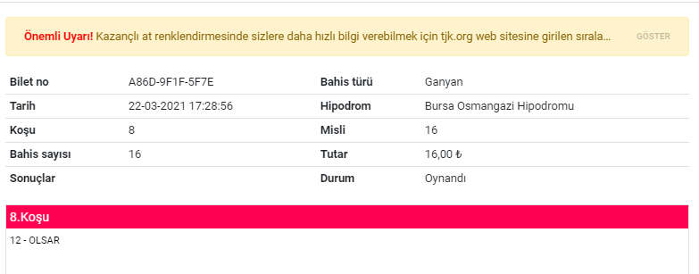 Karımızı buna verelim bakalım