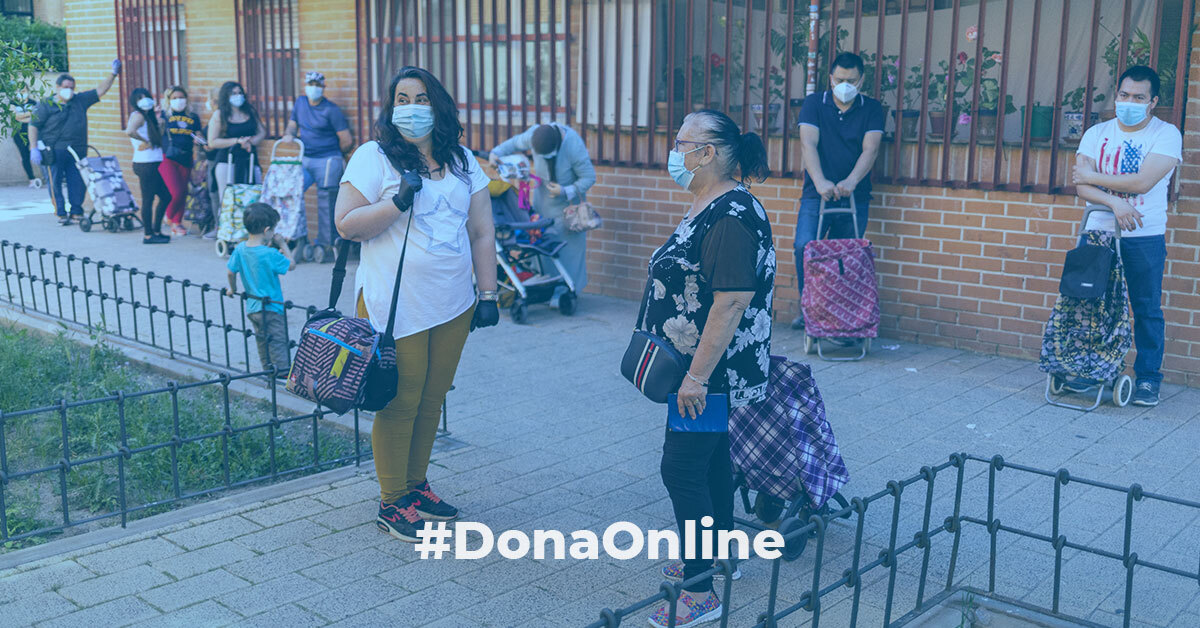 bancoalimadrid's tweet photo. Nuestra labor más necesaria que nunca.
Hoy, una de cada 7 personas vive en riesgo de pobreza y/o exclusión social en España.
¿Nos ayudas? #DonaOnline
https://t.co/F8uU4PsihT
#FBAM #AlimentosParaTodos #MasNecesariaQueNunca #FundacionBancoDeAlimentosMadrid #DonaOnline https://t.co/kqZUxyc7P1