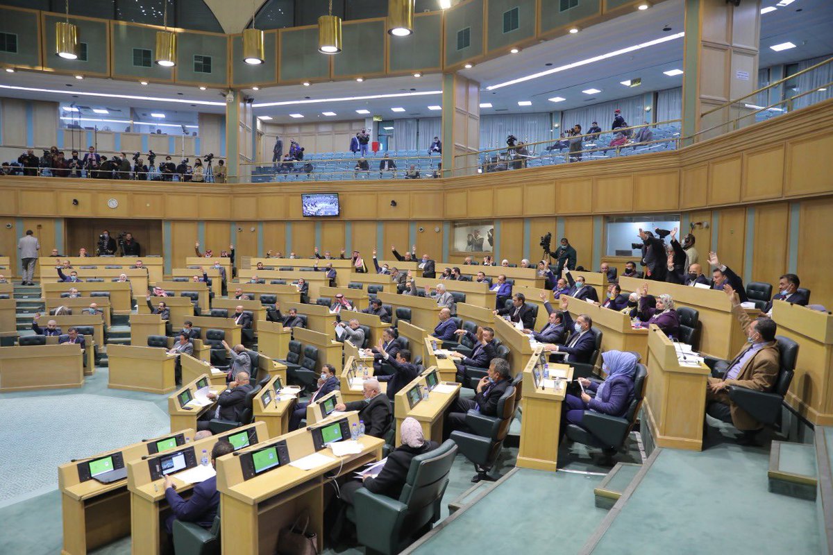 Parliament_Jo's tweet photo. غالبية #الأردنيين يعتقدون أن #العودات كان قادراً على إدارة #جلسات_النواب

استطلاع لمركز دراسات الأردنية يظهر حصول مجلس النواب الحالي على أعلى نسبة ثقة منذ 2014

نصف الأردنيين يعتقدون أن العودات كان قادراً على تحمل مسؤولياته منذ توليه رئاسة المجلس وحتى الآن https://t.co/TAOVcFGa2B https://t.co/C54oWGK0kM