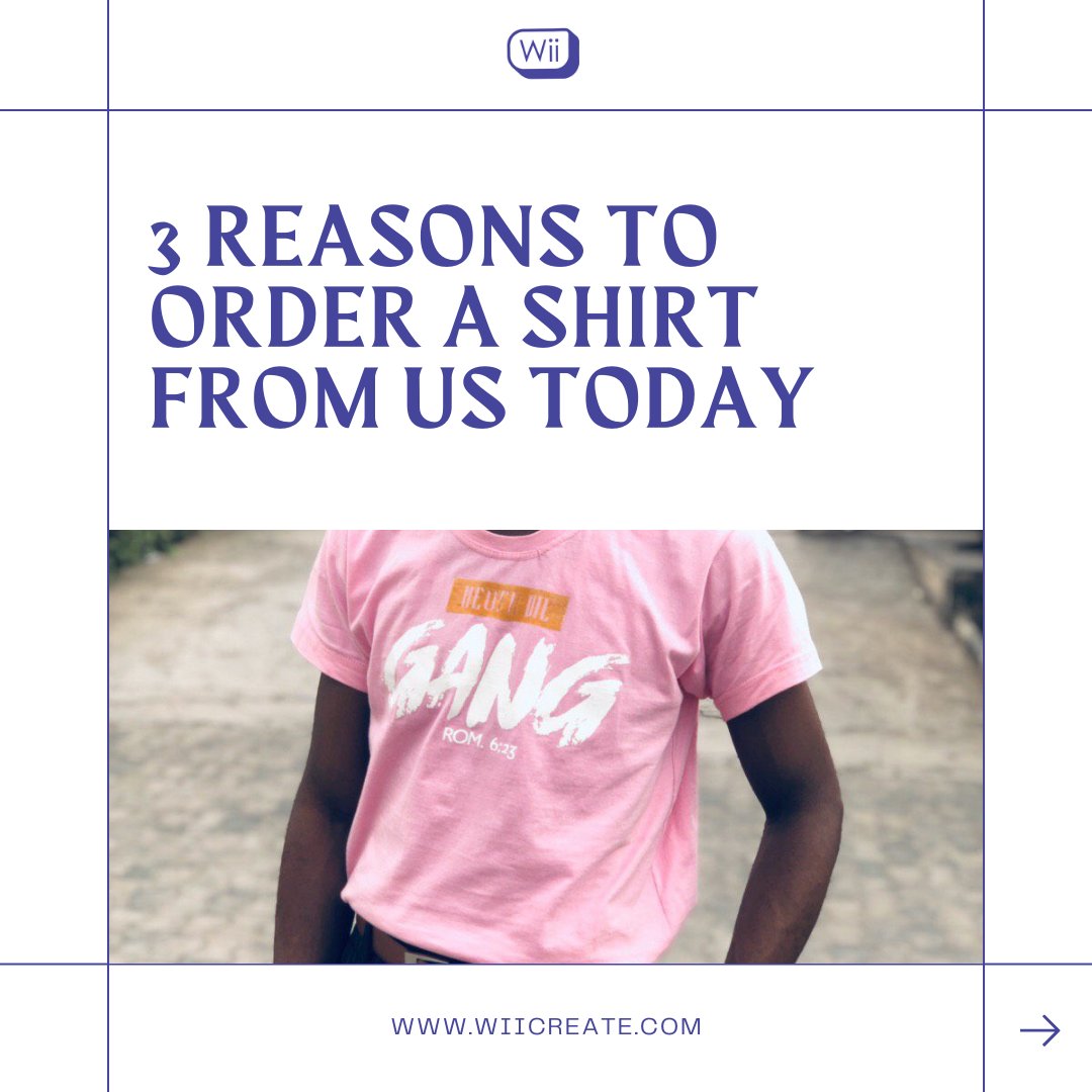 wiicreate's tweet photo. Here are 3 awesome reasons to order a shirt from us today. 

You ready? Let's go🚀 https://t.co/Tjlh51Mxqn