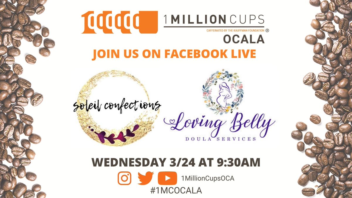 See you Wednesday Morning! #1MCOcala #1millioncups