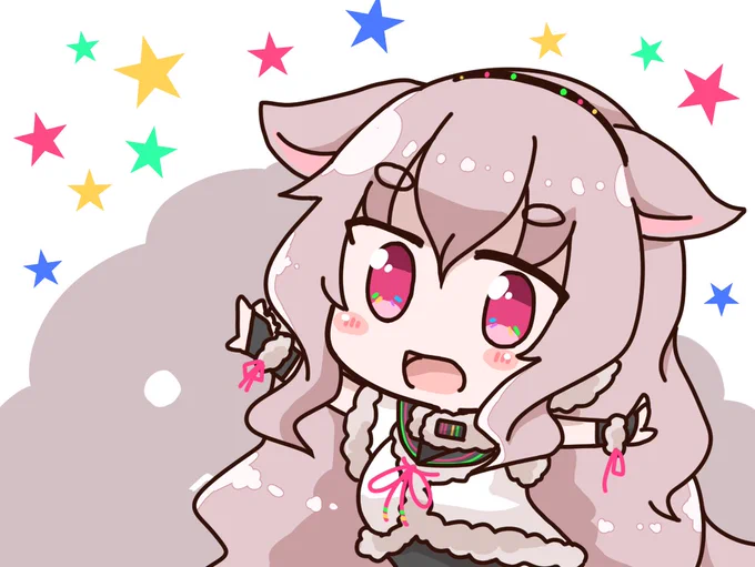 めめめちゃんお誕生日おめでとうございます!
#めめアート  #もこ田めめめ 