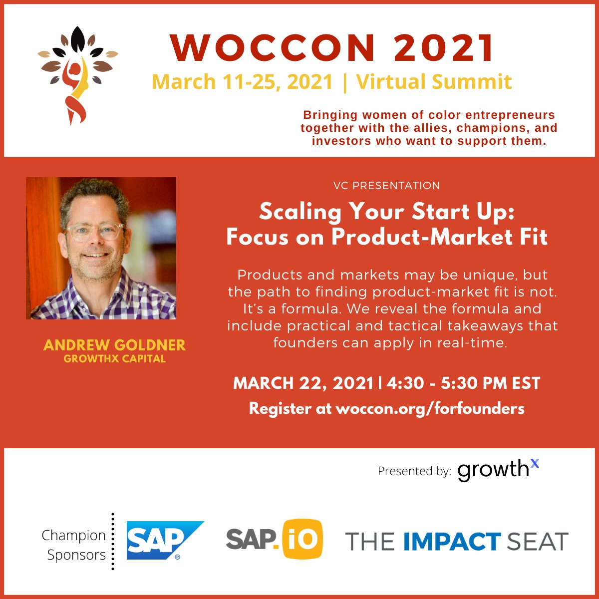 founding's tweet photo. Join us at #WOCCON 2021: #WomenOfColor Entrepreneurs and the Allies, Champions, and Investors Who Want to Support Them, for '#Scaling Your Business Through Product-Market Fit' ➡️ https://t.co/HPq1yjU6tB
#FIworldwide https://t.co/AcYujPWiw0