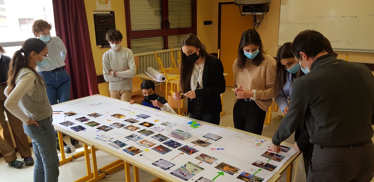 C'est parti <a href="/lycCDGDijon/">Lycée International Charles De Gaulle Dijon</a>  pour la 1iere @FresqueDuClimat  du  #FestivalDesTransitions avec <a href="/EDF_BFC/">EDF Bourgogne-Franche-Comté</a> . De mars à juin 2021, + 900 jeunes de Dijon et Belfort seront sensibilisés au changement climatique avec l'animation des etudiants  <a href="/esirem/">esin kocabıyıkoğlu</a>, @estpparis @Groupe_ESEO <a href="/esta_school/">ESTA</a>