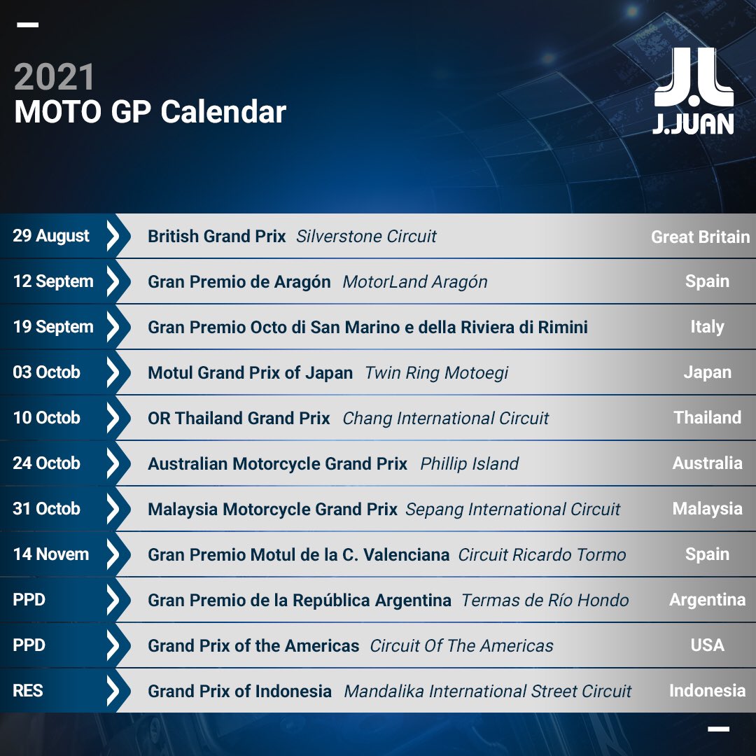 There are only 6 days left to enjoy our passion at full throttle again.
During the next days we are going to present you the teams that we equip, ready?

#JJuan #Juanbrakes #Juanracing #instamotor #motos #bikelife #racing #motorsport #brakes #motogp #moto2 #moto3 #MotoGP2021
