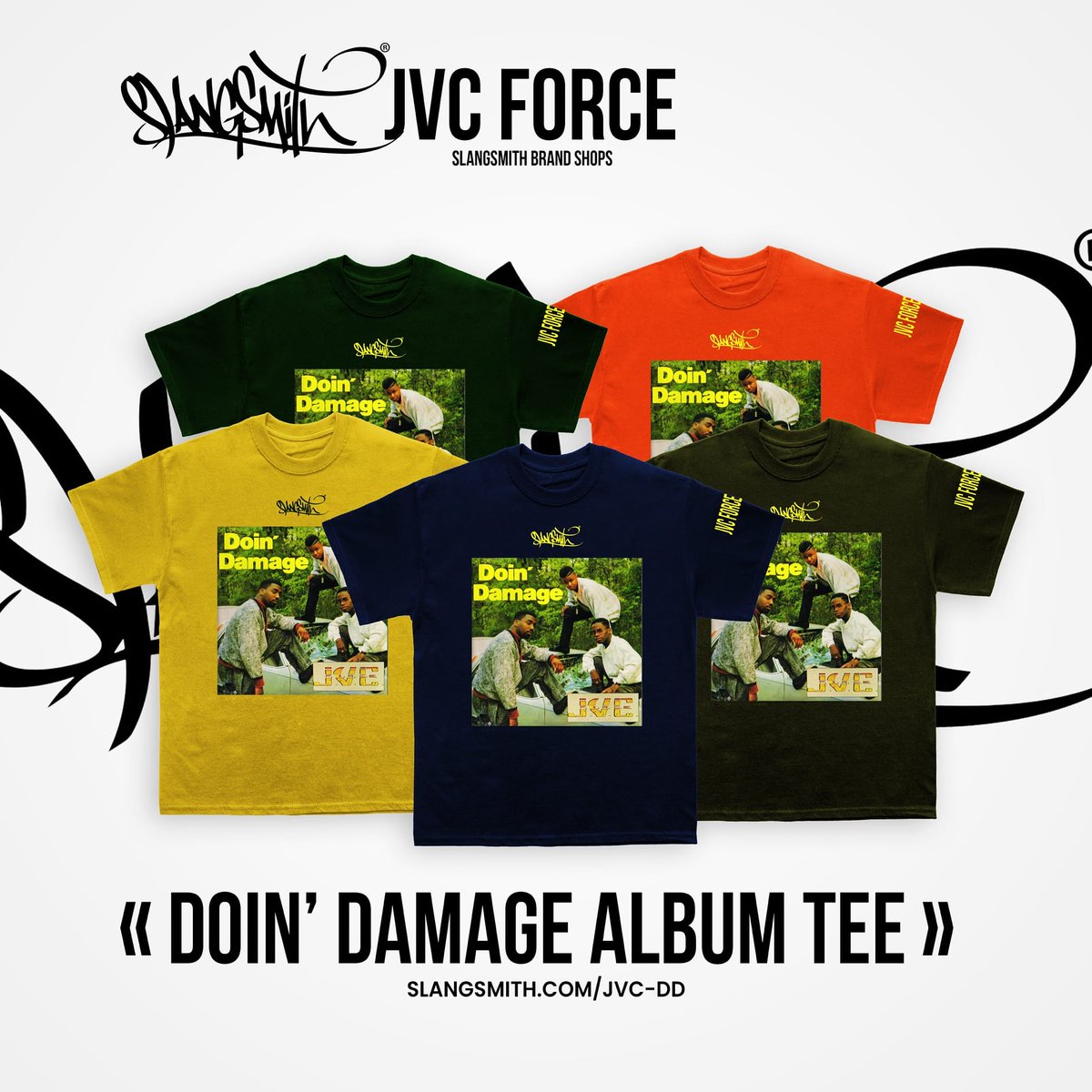 BlkWestchesterM's tweet photo. PRE-ORDER JVC "DOIN' DAMAGE" TEE | SLANGSMITH® BRAND SHOP
https://t.co/IzRls9nshV @ajrok @slangsmithcc #JVCFORCE #DoinDamage #HipHop RT https://t.co/6qjCDyzAee