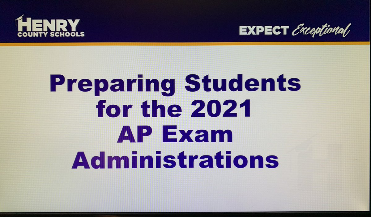 HCS_Advanced's tweet image. Our webinar on preparing students for the 2021 AP Exam administrations is about to begin.  Join us at 4:00 at meet.Google.com/mdy-eqsx-djf