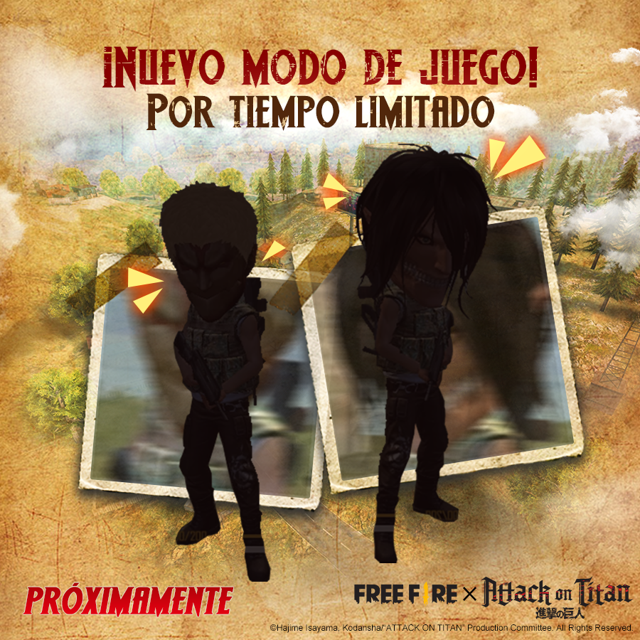 ¡Próximamente tendremos un nuevo modo de juego de nuestra colaboración especial con Attack on Titan! 🔥

¿Puedes adivinar como será? 🤔

#FFxAoT #PeleaporlaHumanidad