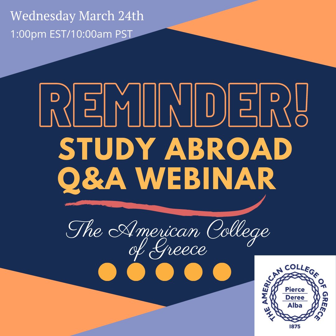 USF_Abroad's tweet photo. Hello Dons!

Just a reminder to sign up for the ACG Webinar this Wednesday!!

Link to register: https://t.co/dIg2pToqGF

#USFCAstudyabroad https://t.co/XAjP7DpdBv