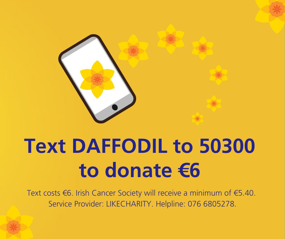 Make a #DaffodilDay donation to support our vital services 💛📱