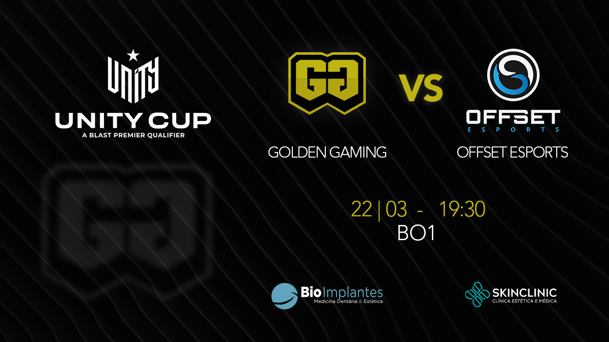 GoldenGesports's tweet photo. Após a derrota frente aos @Movistar_Riders iremos daqui a pouco jogar a lower backet da @LVPesCSGO Unity Cup 🔥
VAMOS EQUIPA 💪
🆚@Offset_Esports
🗺️ TBD
🕑 19:30
#GOGOGG https://t.co/ZQSzsFBcZD