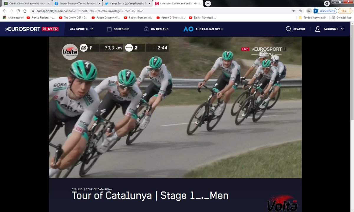 CangaPortal's tweet image. Katalán körverseny - 1. szakasz #ESPlayer #EstiPogram #esbringa